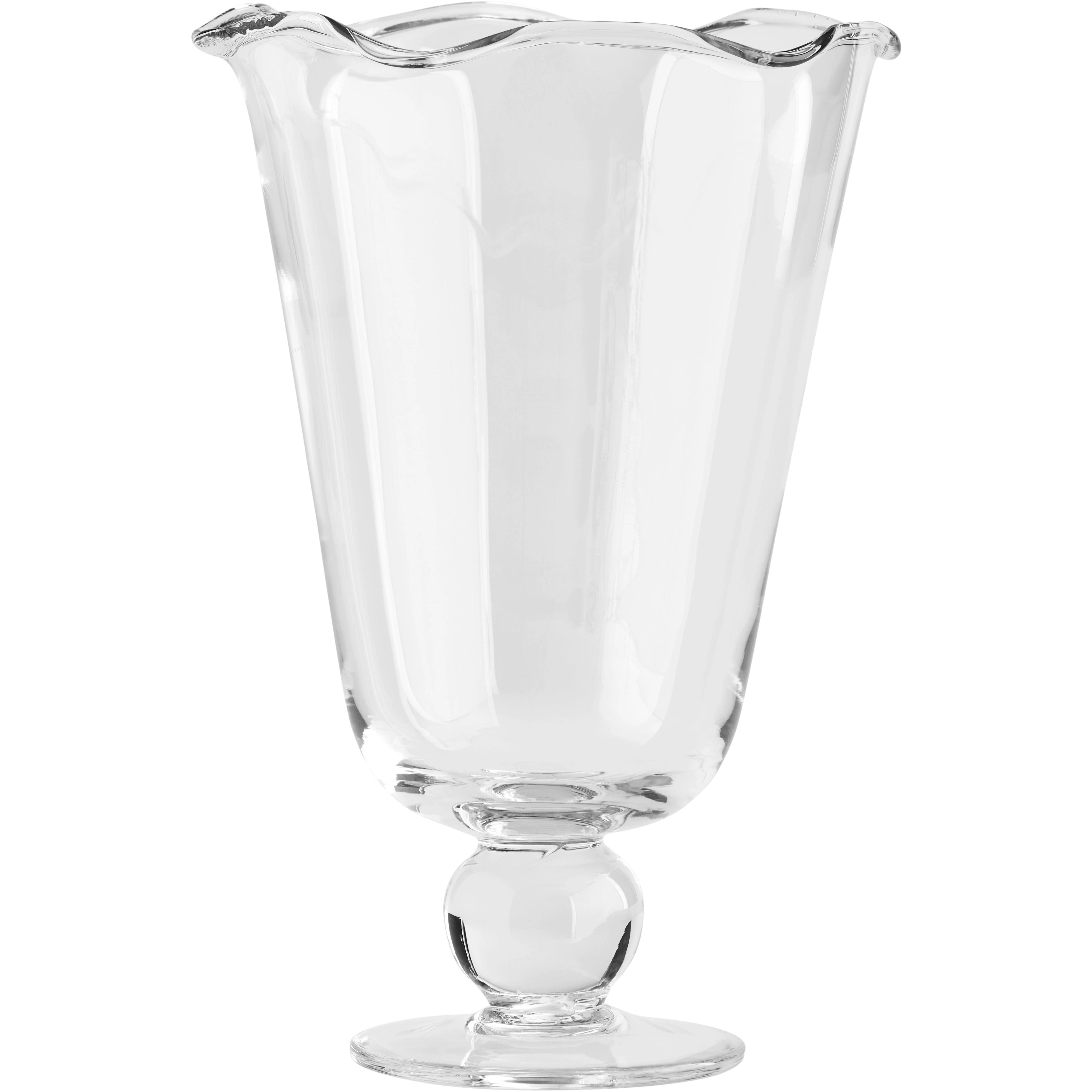 Decotique Karla Vase B&oslash;lget 26 Cm - Vaser Glass Klar - 9203143