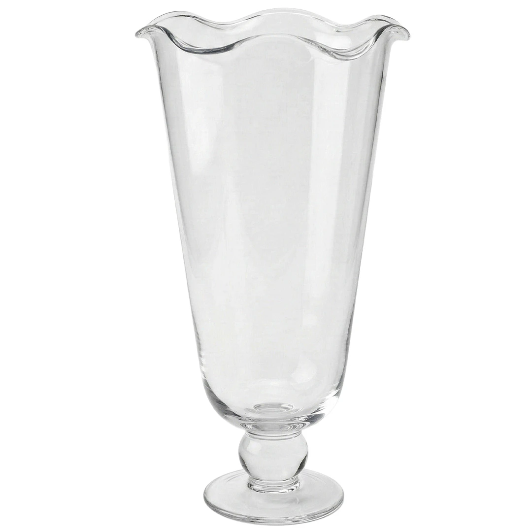 Decotique Karla Vase B&oslash;lget  34 Cm -  Vaser Glass Klar - 9215043