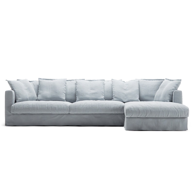 Le Grand Air 3-Seter Sofa Lin Divan Høyre, Nordic Sky