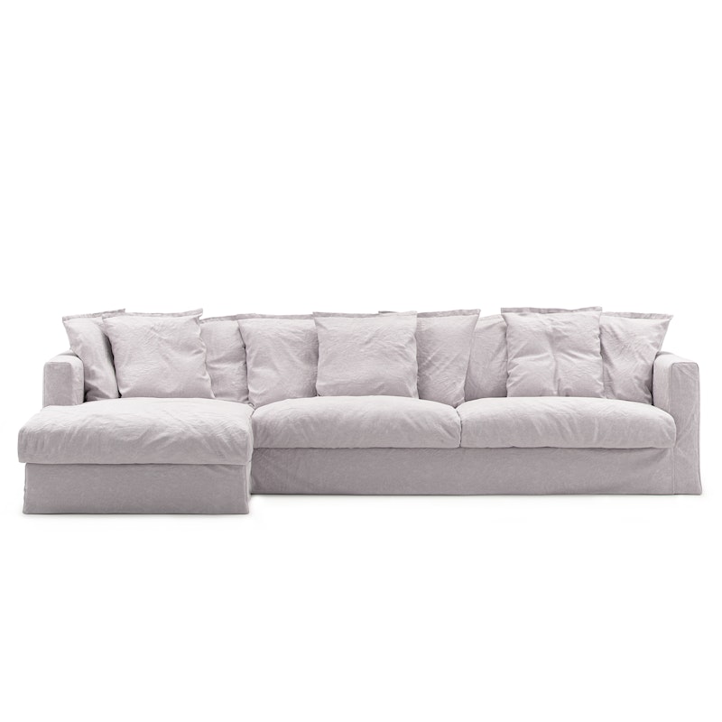 Le Grand Air 3-Seter Sofa Lin Divan Venstre, Misty Grey