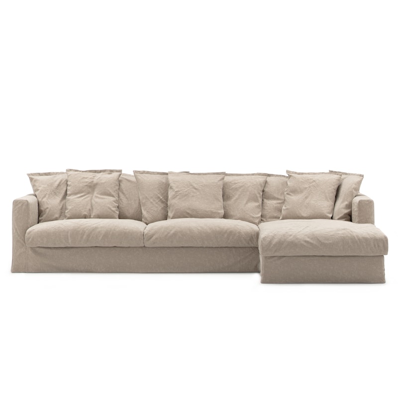 Le Grand Air 3-Seter Sofa Lin Divan Høyre, Savage Linen