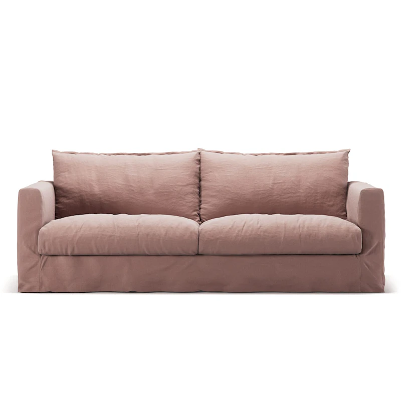 Le grand Air Nou 3-Seter Sofa Lin, Tender Blush