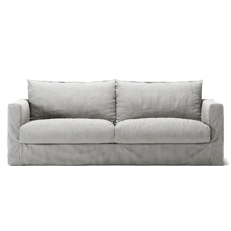 Le grand Air Nou 3-Seter Sofa Lin, Ash Stripe