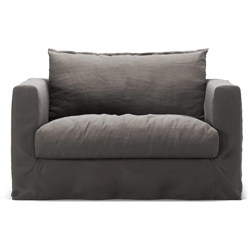 Le Grand Air Nou Love Seat Lin, Smokey Granite