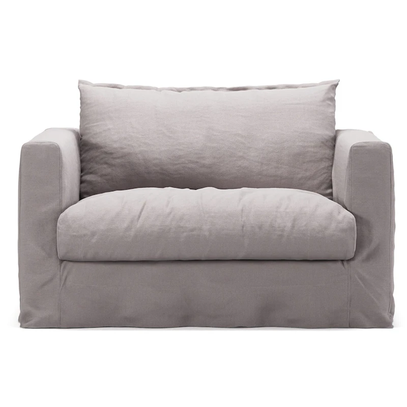 Le Grand Air Nou Love Seat Lin, Misty Grey
