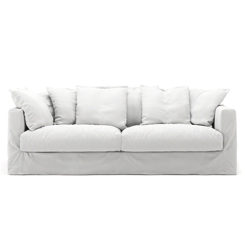 Le Grand Air 3-Seter Sofa Bomull, Hvit