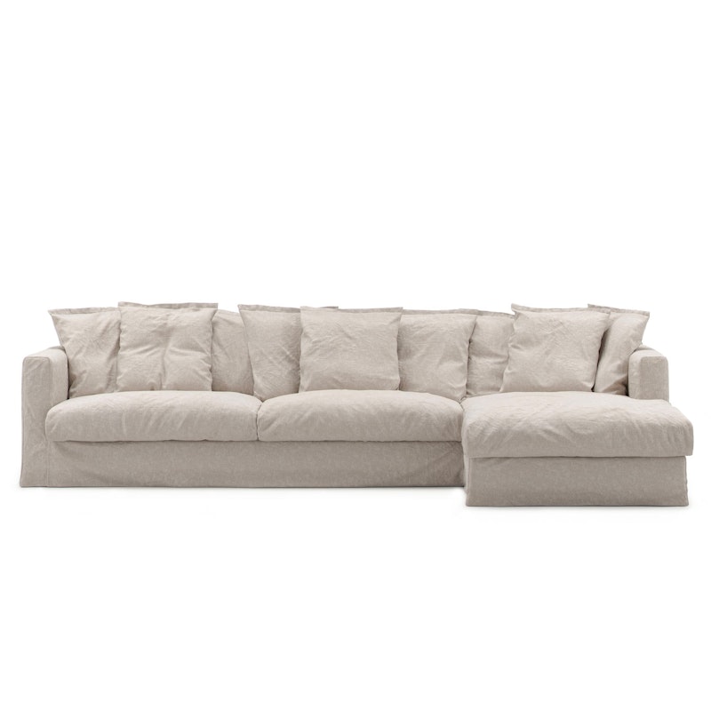 Stopning Til Le Grand Air 3-seter Sofa Lin Divan Høyre, Natural Blonde