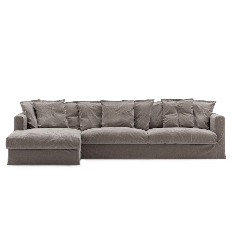 Stopning Til Le Grand Air 3-seter Sofa Lin, Smokey Granite