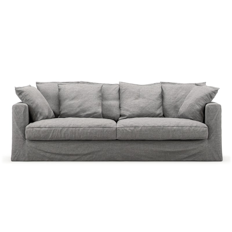 Le Grand Air Utendørs 3-seter Sofa Sunbrella, Flanelle