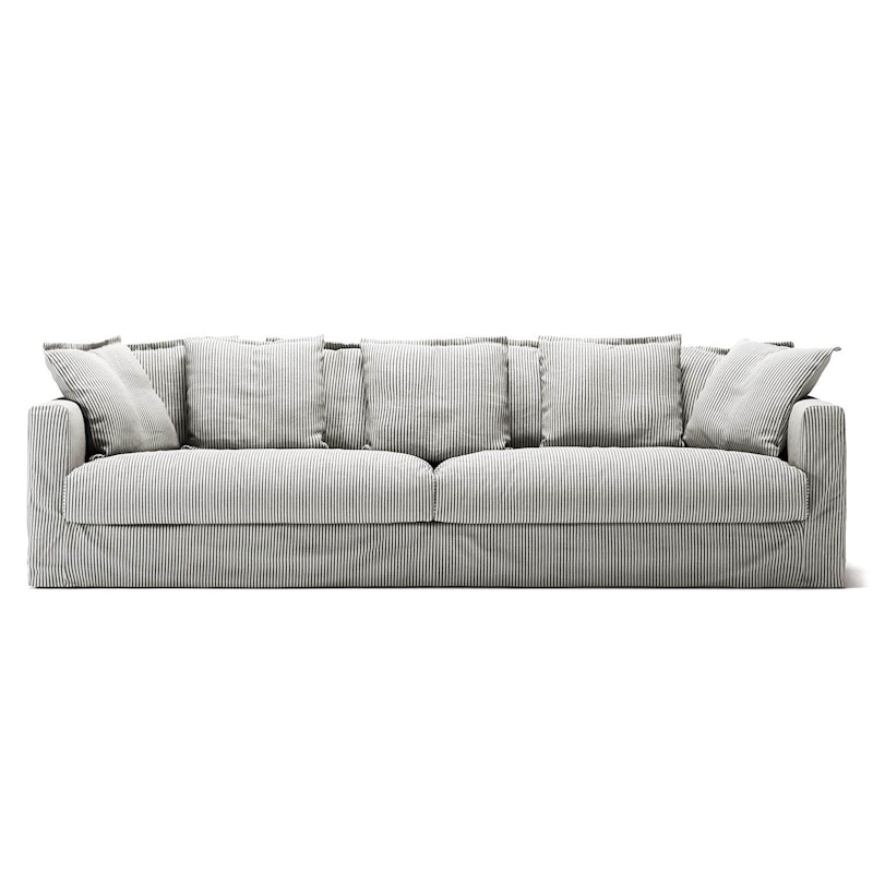 Le Grand Air 4-Seter Sofa Lin, Ash Stripe