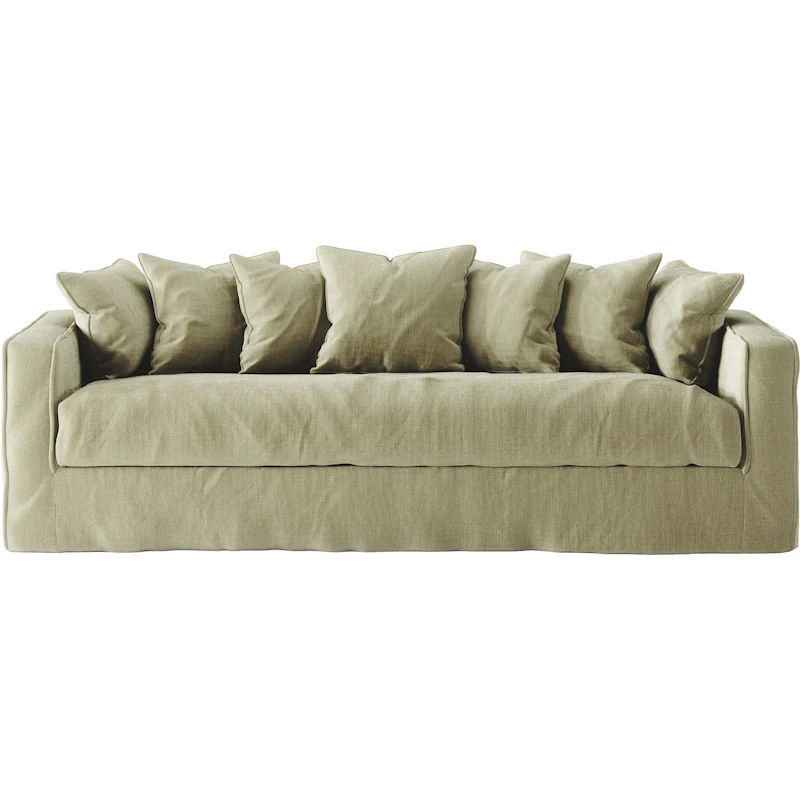 Stopning Til Loom 3-Seters Sofa Linne, Moss