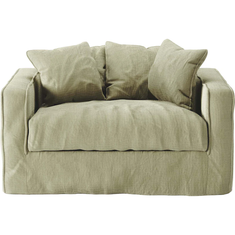 Loom Love Seat Lin, Moss
