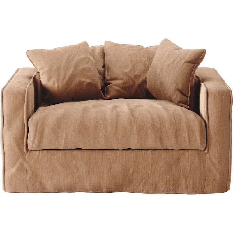 Loom Love Seat Lin, Taupe