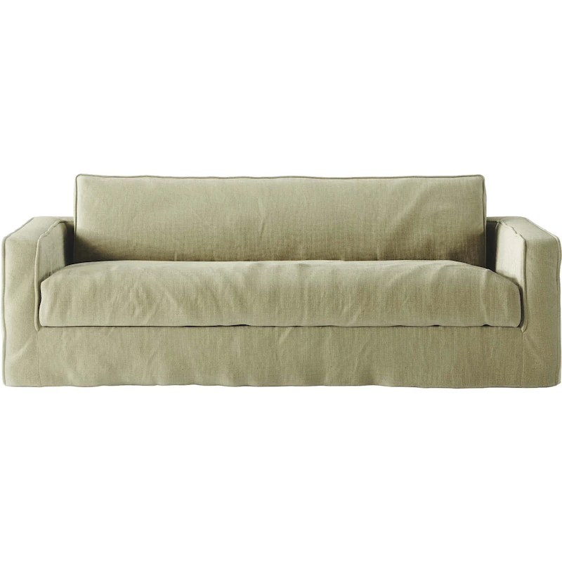 Stopning Til Loom Nest 3-Seters Sofa Linne, Moss