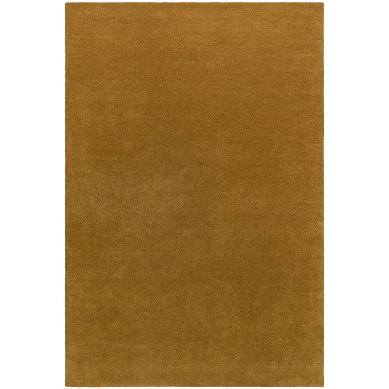 Nordic Plain Ullteppe 180x270 cm, Sennepsgul