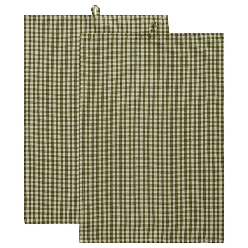 Oliva Kjøkkenhåndkle 50x70 cm 2-pk, Oliven