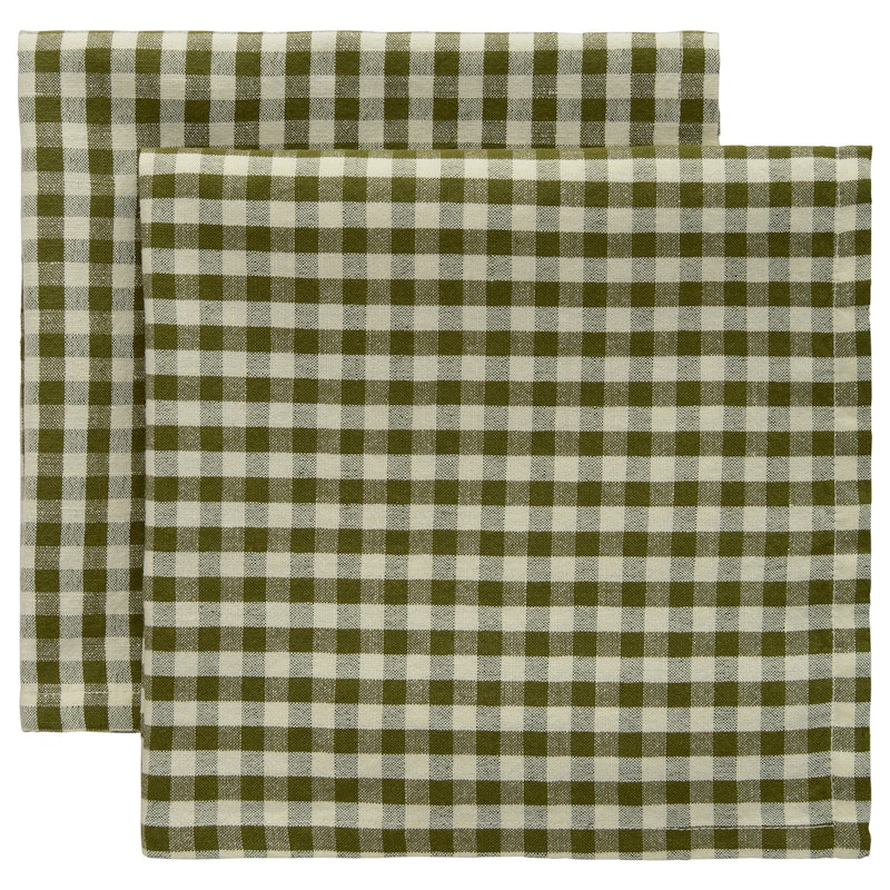Oliva Serviett 45x45 cm 2-pk, Oliven