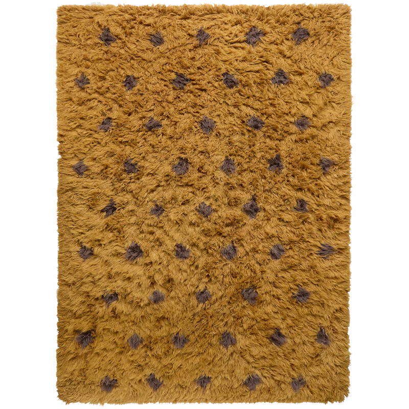 Shaggy Dot Luggteppe, 250x350 cm