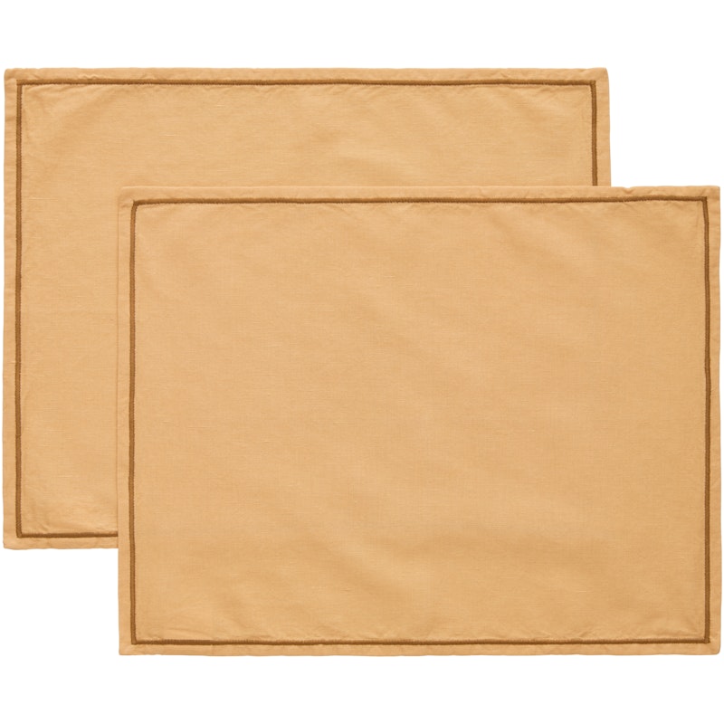 Sienna Spisebrikke 2-pk 35x45 cm, Sand