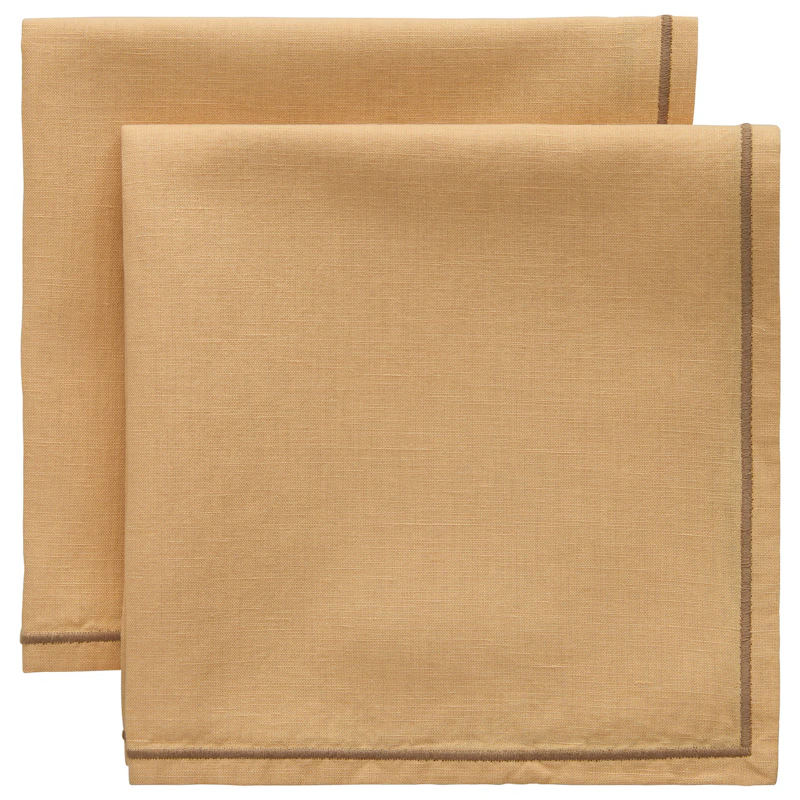 Sienna Serviett 45x45 cm 2-pk, Beige