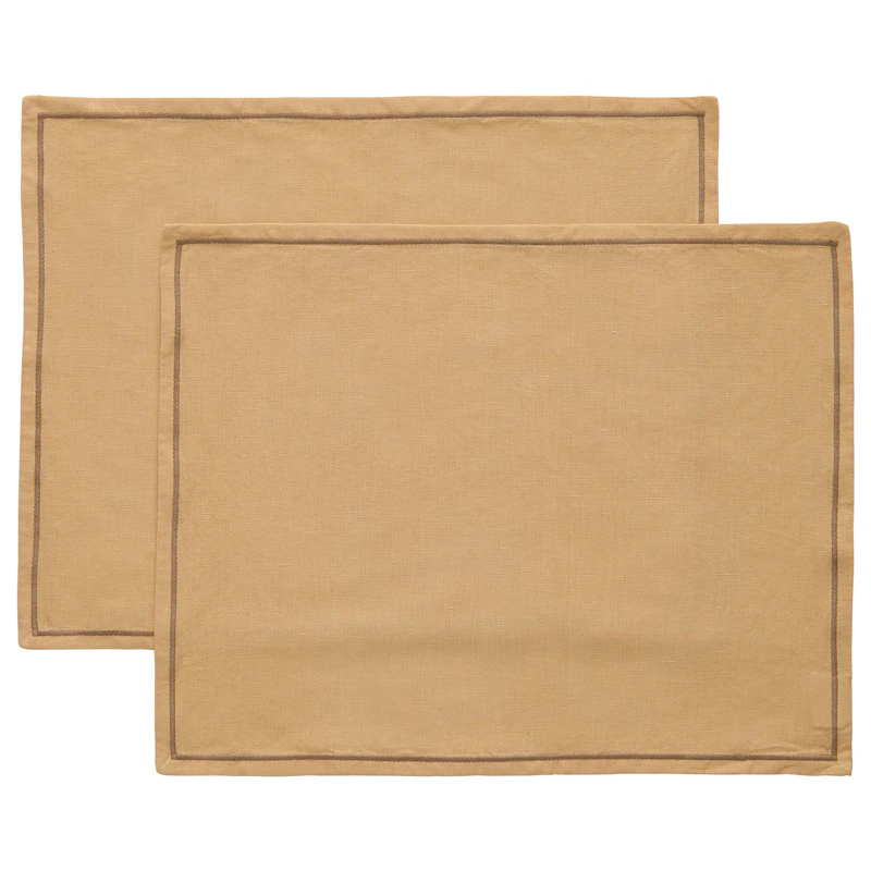 Sienna Spisebrikke 35x45 cm 2-pk, Beige