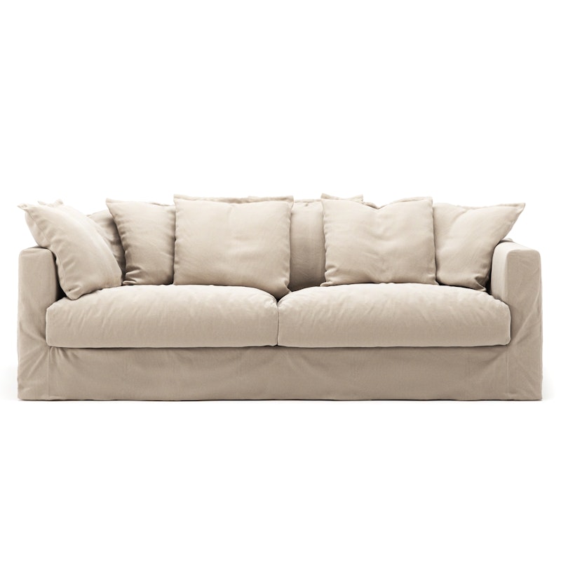 Stopning Til Le Grand Air 3-seter Sofa Bomull, Beige