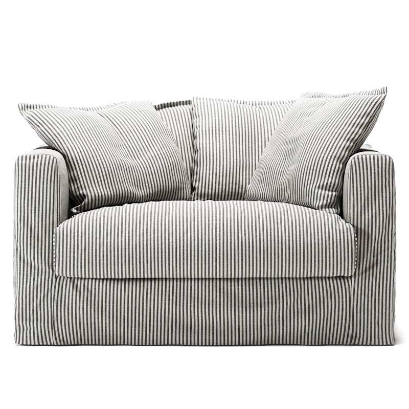 Stopning Til Le Grand Air Love Seat Lin, Ash Stripe