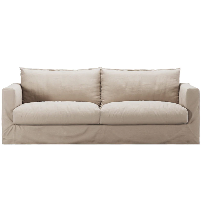 Stopning Til Le Grand Air Nou 3-seter Sofa Bomull, Beige