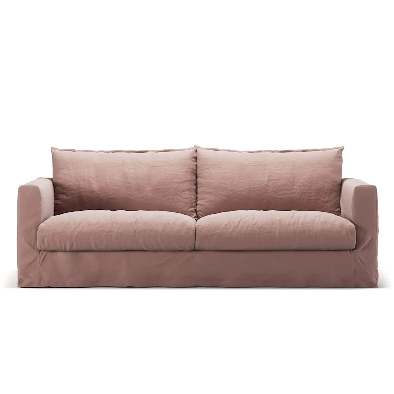 Stopning Til Le Grand Air Nou 3-seter Sofa Lin, Tender Blush