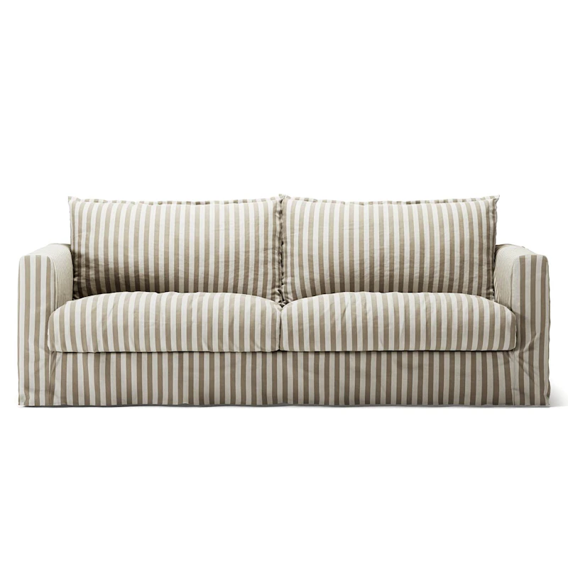 Stopning Til Le Grand Air Nou 3-seter Sofa Lin, Gentle Ribbon