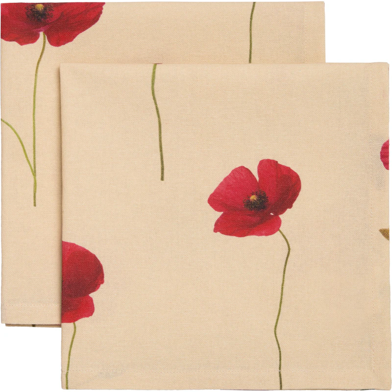 Vallmo Serviett 2-pk 45x45 cm