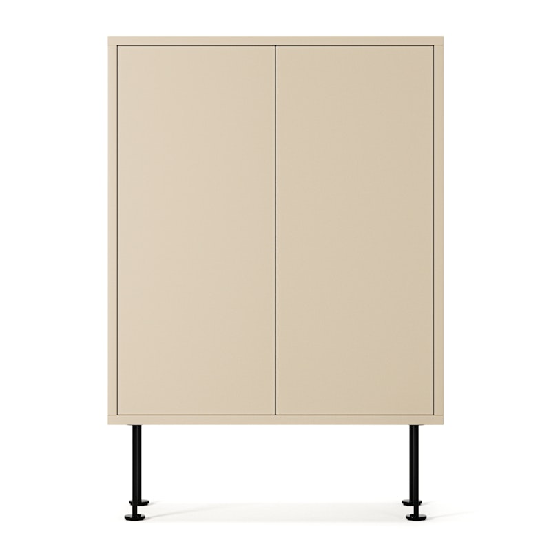 Vogue 64 Skap, Sand / Sort