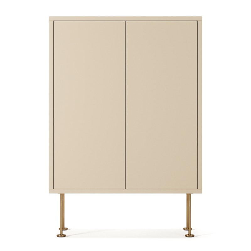 Vogue 64 Skap, Sand / Messing