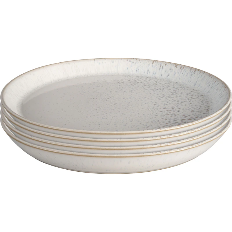 Kiln Tallerken 26 cm 4-pk, Beige