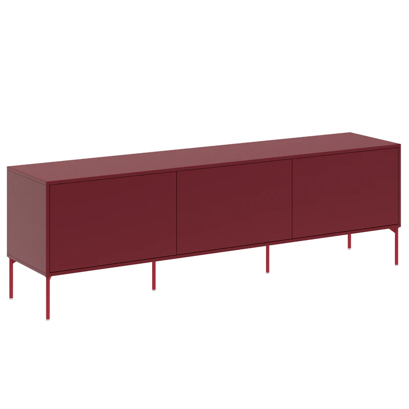 Bloc Tv-Benk 180 cm, Garnet Red