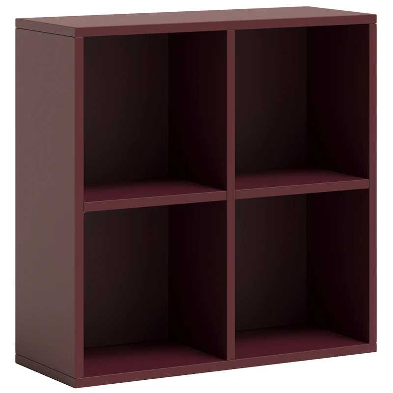 Bloc Veggskap 62x62 cm, Garnet Red