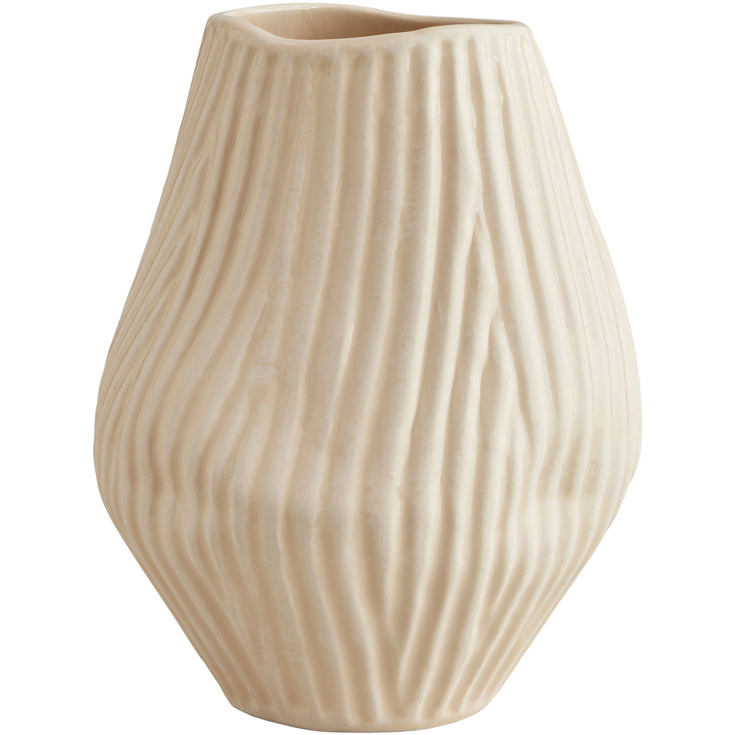 Department Willow Vase 20,5 Cm  -  Vaser Fajanse Cream - 8438 DV11510