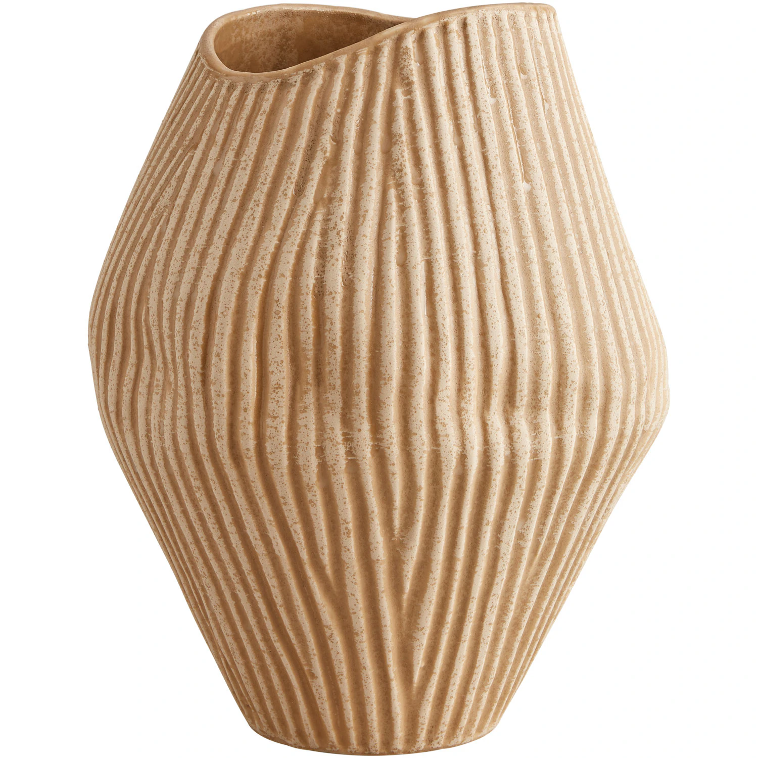 Department Willow Vase 32 Cm  -  Vaser Fajanse Brun - 8437 DV11509