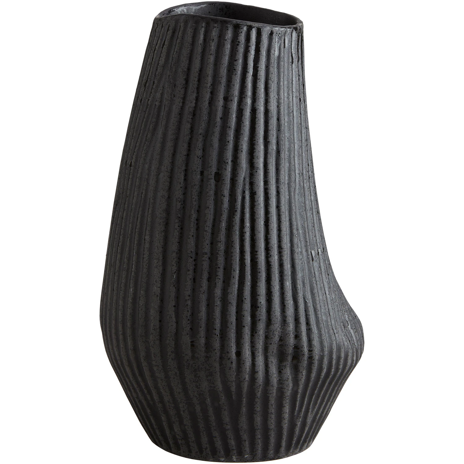 Department Willow Vase 36 Cm  -  Vaser Fajanse Sort - 8437 DV11508