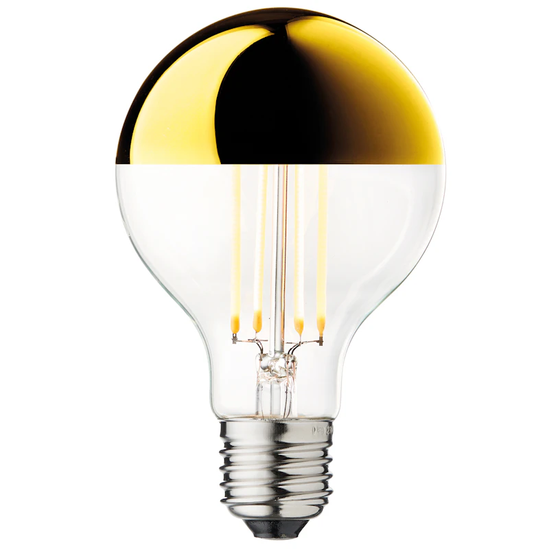 Globe Led-Lyskilde 5W Ø8 cm, Gull