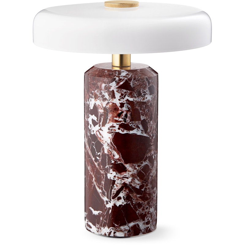 Trip Bordlampe Bærbar, Vinrød