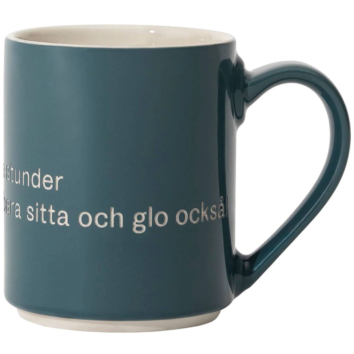 Design House Stockholm Astrid Lindgren Krus Och S&aring; Ska Man Ju Ha -  Kaffekopper Stengods M&oslash;rk Bl&aring; - 2745-0000