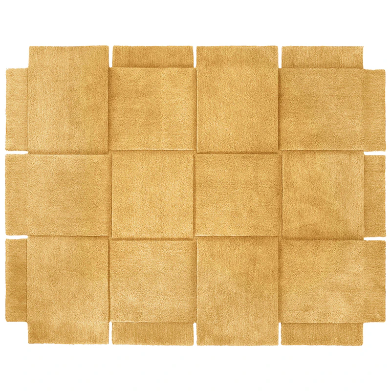 Basket Teppe Yellow Ochre, 185x240 cm