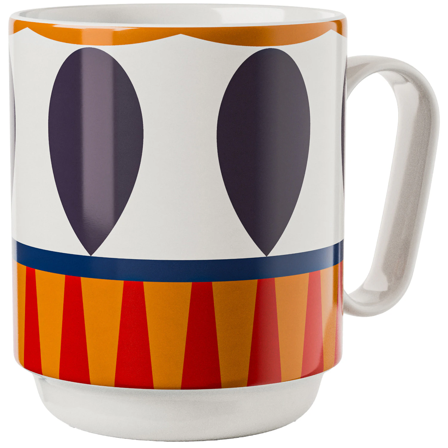 Design House Stockholm Birds 1967 Krus 35 Cl No. 1 -  Kaffekopper Benporselen Multi - 3198-2000