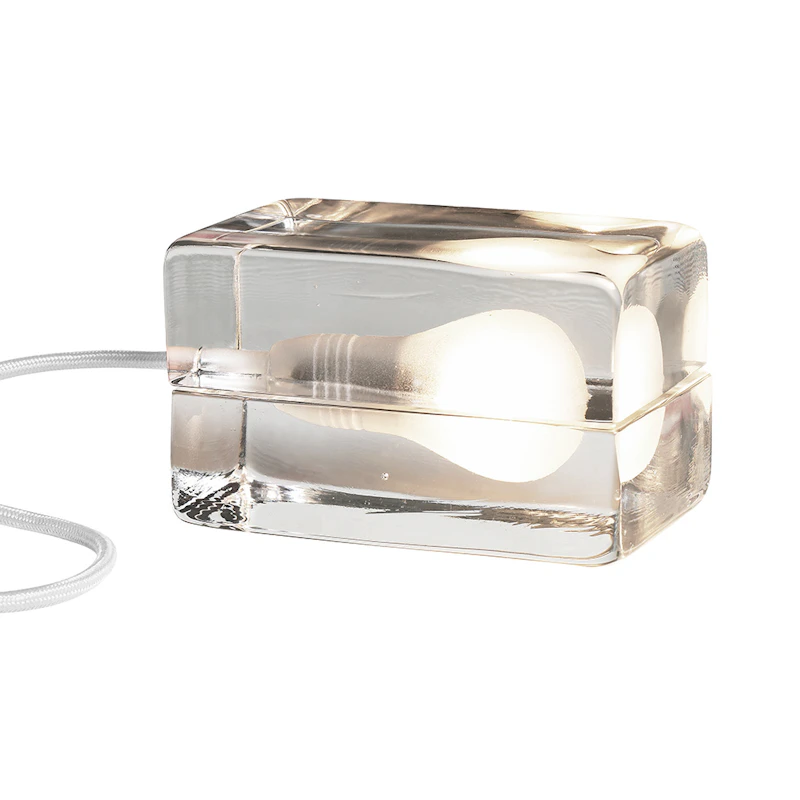 Block Lampe, Hvit Ledning