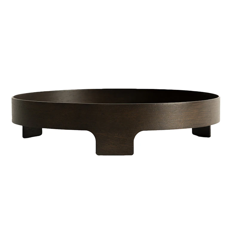 Bridge Brett Ø42 cm, Mørk Eik