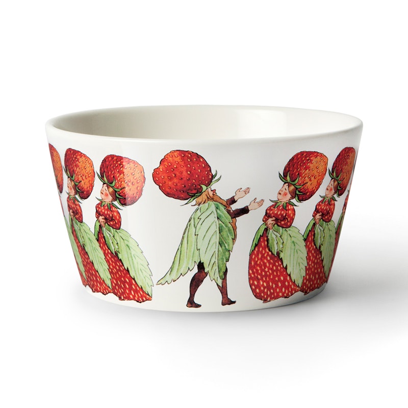 Elsa Beskow Skål 50 cl, The Strawberry Family