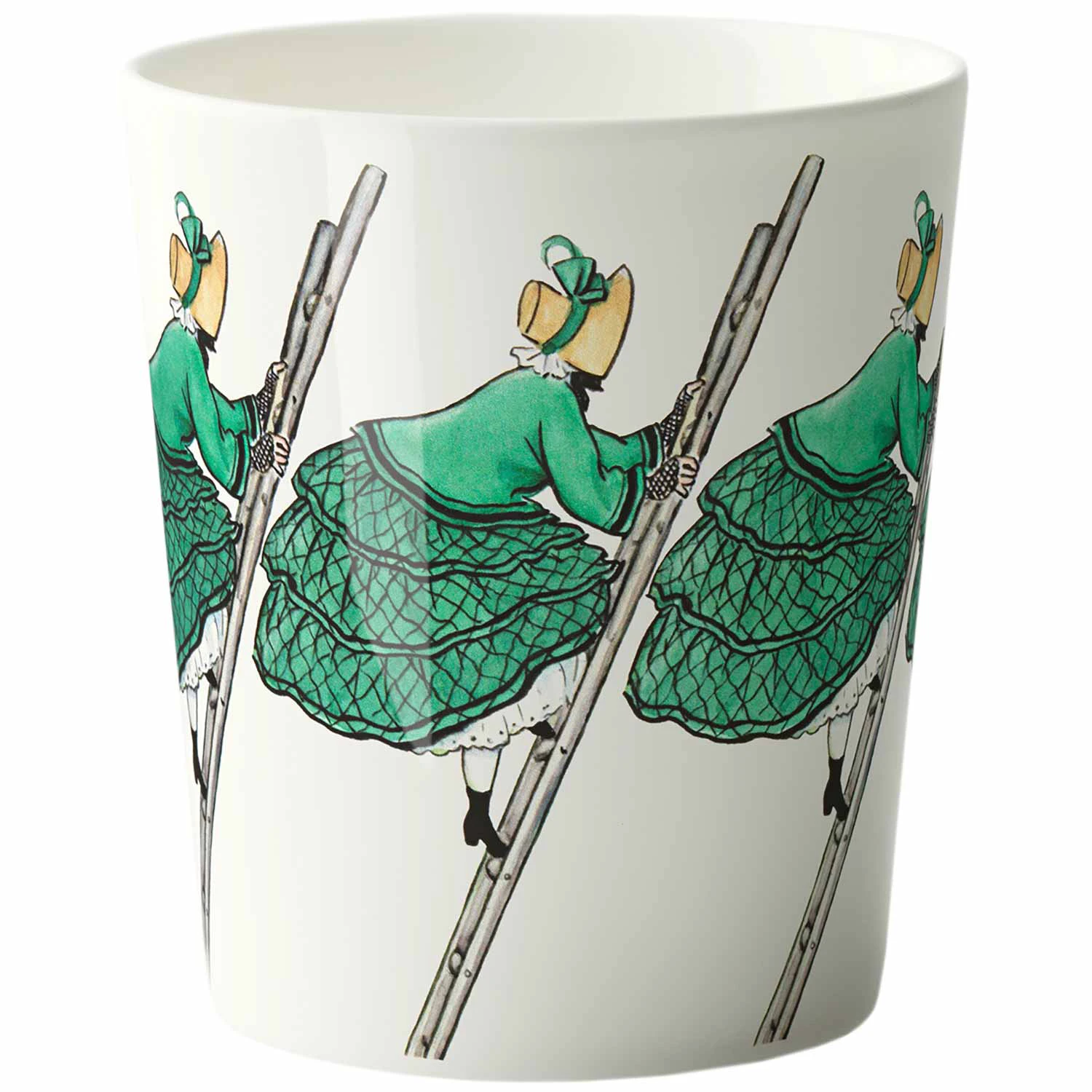 Design House Stockholm Elsa Beskow Krus 28 Cl Aunt Green - Kaffekopper Benporselen Multi - 2683-0100