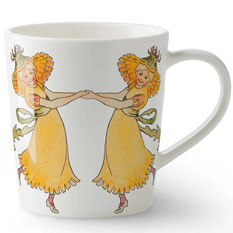 Elsa Beskow Krus med Håndtak 40 cl, Løvetanner