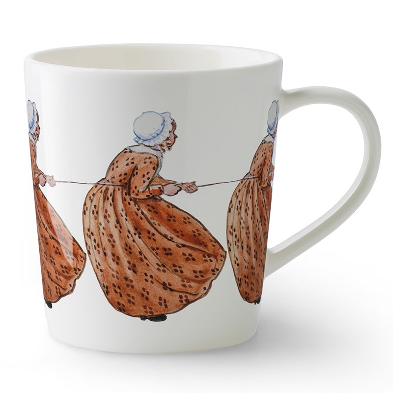 Elsa Beskow Krus med Håndtak 40 cl, Aunt Brown